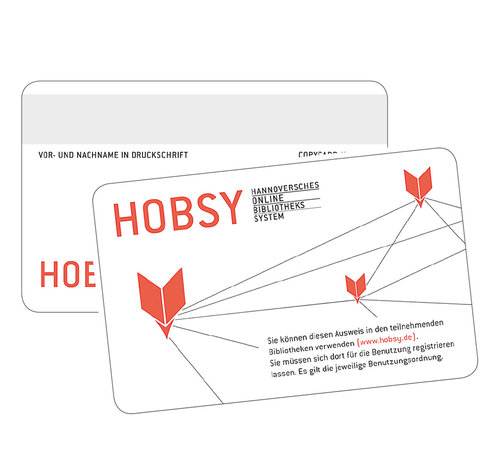 Vorder- und Rückansicht der Hobby-Karte.